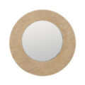 Espejo redondo Magnesio Beige 80 x 80 x 3 cm