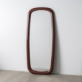 Espejo vestidor vertical marco DM lacado en color Granate 80 x 180 x 4,5 cm