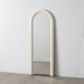 Espejo vestidor en Dm lacado Crema 60 x 160 x 5 cm