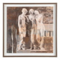 Cuadro decorativo Tres Gracias 104 x 104 x 4,7 cm