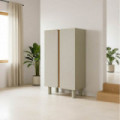 Armario salón Malta 2 puertas Taupe 80 x 137 x 40 cm