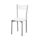 Silla de cocina Clásica 20 tapizado PU Blanco