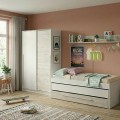 cópia do Pack Ares cama dupla juvenil com guarda-roupa de duas portas