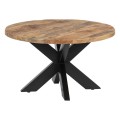 Mesa de centro de madera Natural - Negro