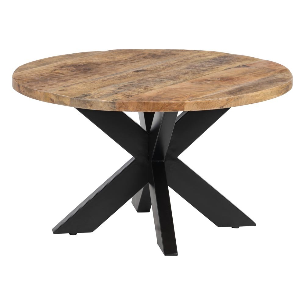 Mesa de centro de madera Natural - Negro