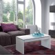 Pas cher White Lifting Center Table 001638BO ⋆ Mesa auxiliar