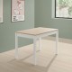 Table de cuisine Arona Extensible Chêne Blanche - fanmuebles
