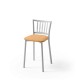 Tabouret Bas Petra Aluminium avec Dossier