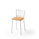 Tabouret Bas Cuisine Petra Blanc avec Dossier