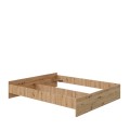Cadre de Lit Velvet pour Matelas 160x200 cm - Chêne Nodi