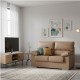 ⭐⭐ Canapé 2 Places Ruben Pierre Ressorts Ensachés Microfibre