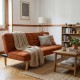 SOFÁ-CAMA NARANJA DECORATION 175 X 84 X 73 CM