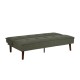 Sofa Green Click-Clac Bed in Chinilla – fanmuebles