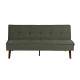 Sofa Green Click-Clac Bed in Chinilla – fanmuebles