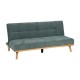 SOFÁ-CAMA VERDE METAL-MADERA SALÓN 178 X 94 X 86 CM