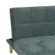 SOFÁ-CAMA VERDE METAL-MADERA SALÓN 178 X 94 X 86 CM