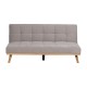 SOFÁ-CAMA GRIS METAL-MADERA SALÓN 178 X 94 X 86 CM