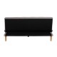 SOFÁ-CAMA GRIS METAL-MADERA SALÓN 178 X 94 X 86 CM