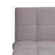 SOFÁ-CAMA GRIS METAL-MADERA SALÓN 178 X 94 X 86 CM