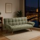 Sofa Bett klicken clac Vega grün in fanmuebles Einzigartiges und praktisches Design