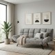 Sofá cama clic clac Vega gris en fanmuebles | Diseño moderno y práctico