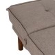 Sofa bed click-clac beige in chinilla – fanmuebles