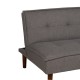 Graues Klick-Klack-Schlafsofa aus Chenille – fanmuebles