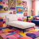 Chaise longue tapizado en Crema con patas metálicas 168 x 90 x 82 cm