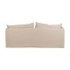 SOFÁ 3 PLAZAS CREMA TEJIDO-MADERA 210 X 97 X 89 CM