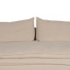 SOFÁ 3 PLAZAS CREMA TEJIDO-MADERA 210 X 97 X 89 CM