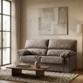 Sofa 3 Betten Ruben gewickelt Magnol Cemento 180 x 100 x 85 cm