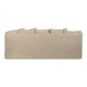 SOFÁ 3 PLAZAS BEIGE TEJIDO-MADERA 216 X 94 X 93 CM