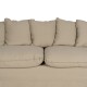 SOFÁ 3 PLAZAS BEIGE TEJIDO-MADERA 216 X 94 X 93 CM