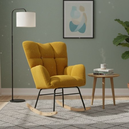Mecedora cor mostarda | Poltronas de balanço em fanmuebles