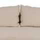 SOFÁ 3 PLAZAS CREMA TEJIDO-MADERA 200 X 95 X 85 CM