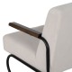 SILLÓN BEIGE METAL-TEJIDO 61 X 70 X 85 CM
