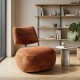 Sillón tapizado Terracota 67 x 67 x 73 cm