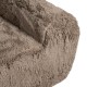 SOFÁ 3 PLAZAS TAUPE TEJIDO 240 X 107 X 79,50 CM