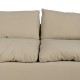 SOFÁ 3 PLAZAS BEIGE TEJIDO-MADERA 212 X 100 X 83 CM