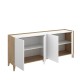 Buffet SKY Nordic Blanc 184 cm 4 Portes - fanmuebles