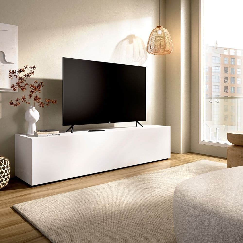 Móvel TV Baixo Noka Branco 180 cm - fanmuebles