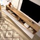Meuble TV Suspendu SKY Blanc Nordic 180 cm - fanmuebles