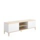 Móvel de TV Boston Natural Branco