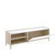Mueble Bajo TV Bari Blanco y Natural 1 Puerta