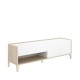 Móvel de TV BARI - Natural - Branco 150,0x50,1 cm