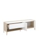 Mueble TV BARI - Natural - Blanco 150,0x50,1 cm - fanmuebles