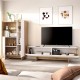 Salón modular Ka Nordic Blanco 231 x 137,7 x 30 cm