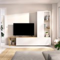 Salón compacto TV Nilo Nordic Blanco 220 x 183 x 42 cm