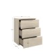 Lot 2 Tables Chevet Rio Naturel