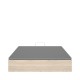 Lit coffre relevable Nest Naturel 150x190 - fanmuebles